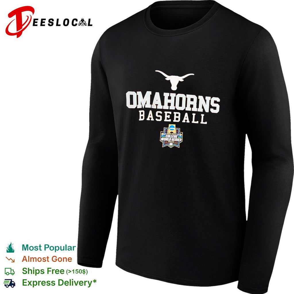 Omahorns Baseball Texas Longhorns 2020 NCAA College World Series Omaha event shirt