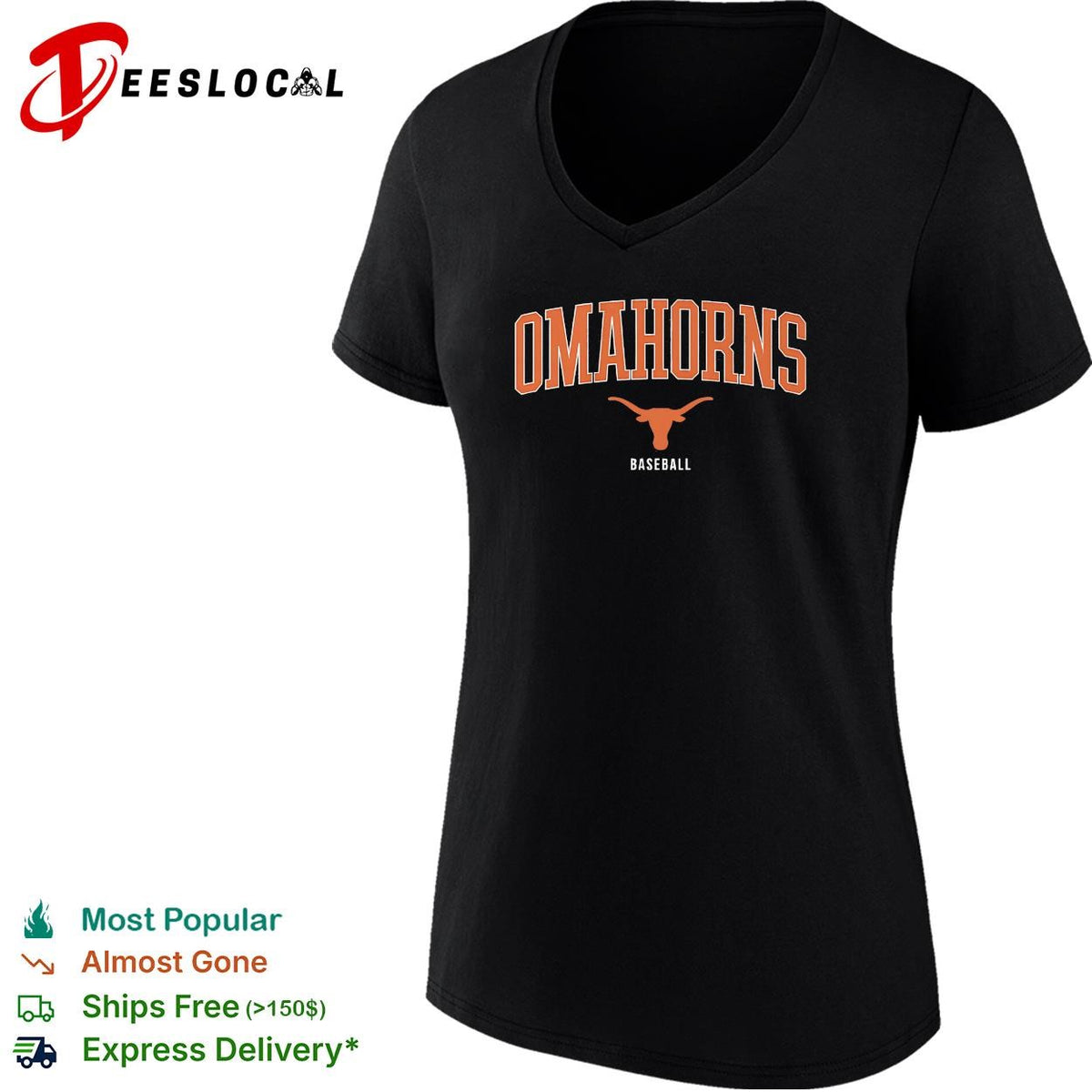 Omahorns Texas Longhorns College World Series baseball Omaha shirt