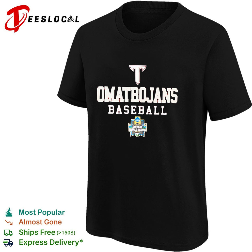 Omatrojans Troy Trojans Baseball 2024 Men’s College World Series Omaha shirt