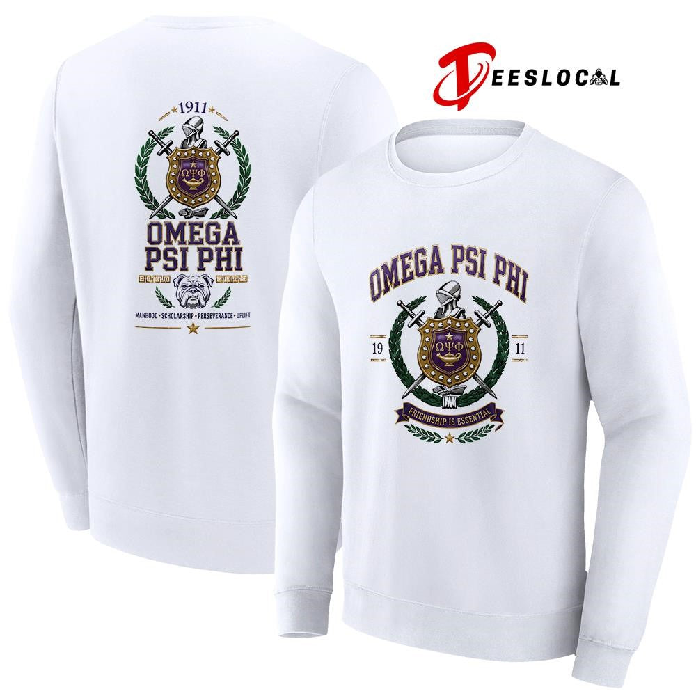 Omega Psi Phi manhood scholarship perseverance uplift graphic shirt
