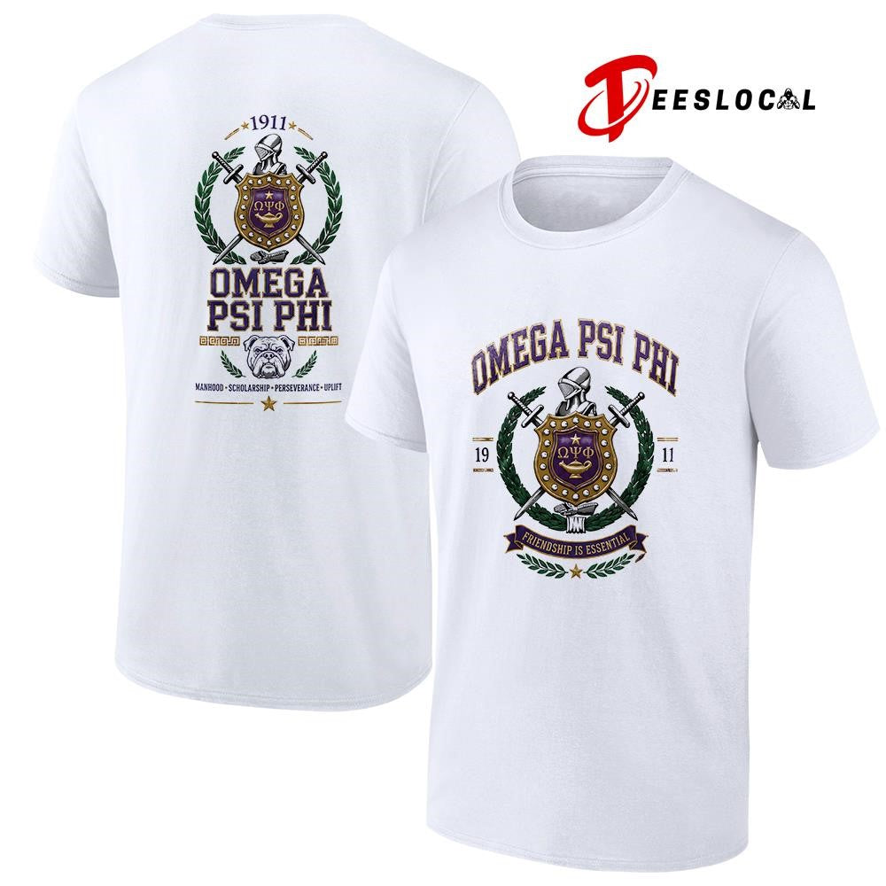Omega Psi Phi manhood scholarship perseverance uplift graphic shirt