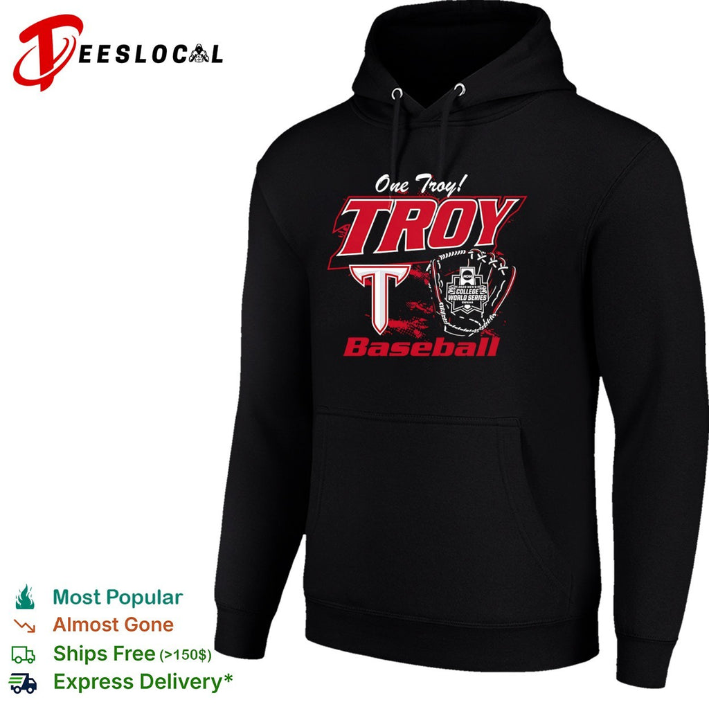 One Troy Troy Baseball 2026 NCAA Men’s College World Series Omaha shirt