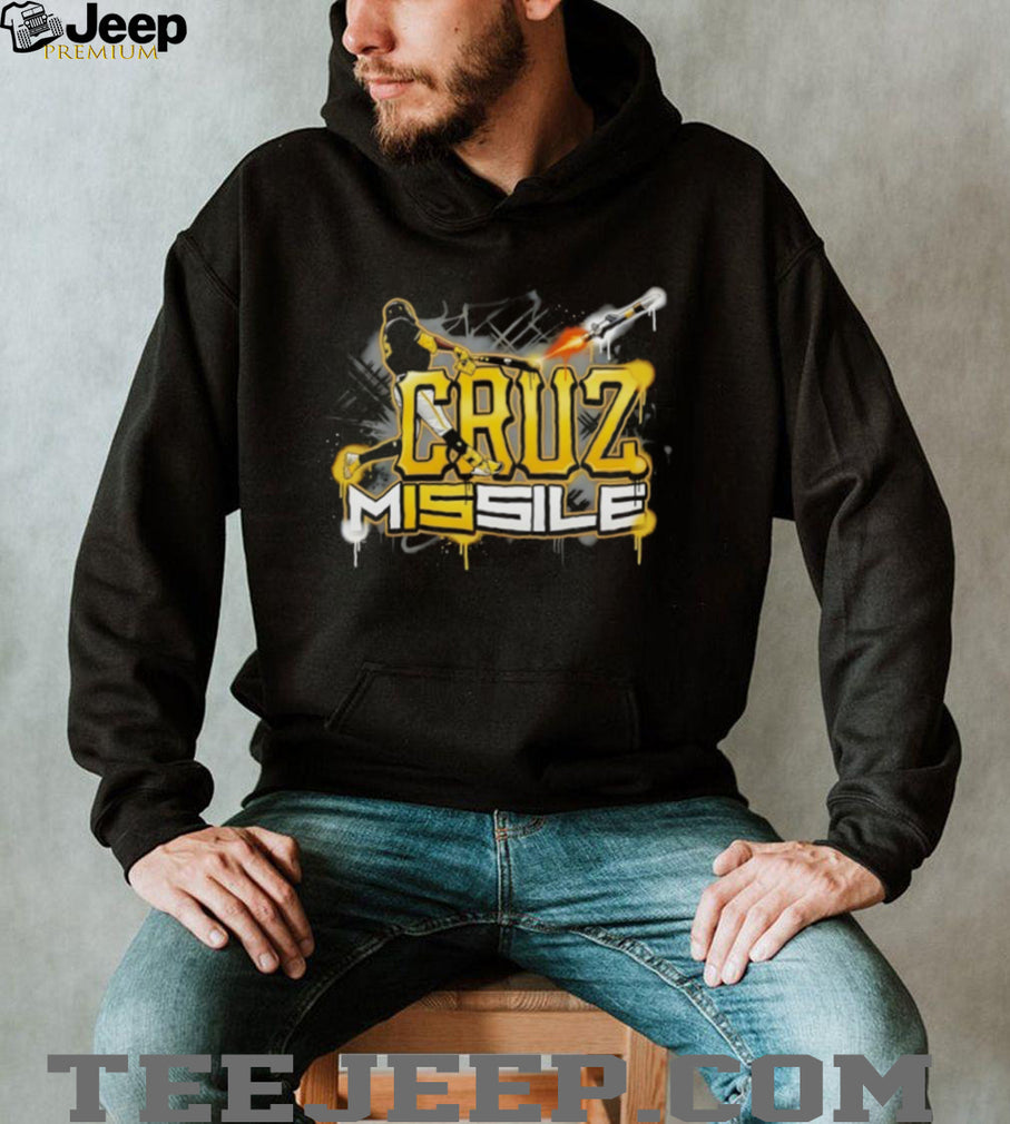 Oneil Cruz Cruz Missile Pittsburgh Baseball Fan Apparel Graffiti Style Vintage Men T Shirt