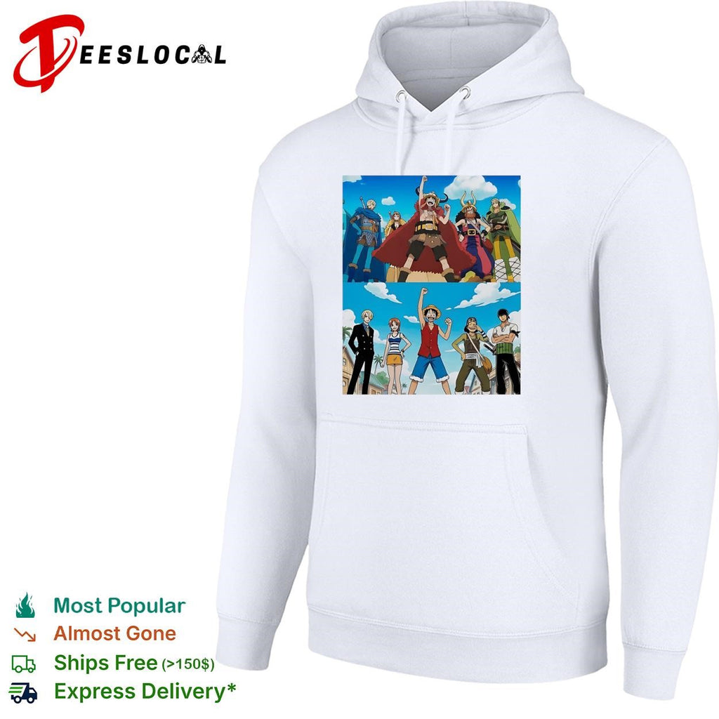 Onpice characters Anime pirate crew group poster shirt