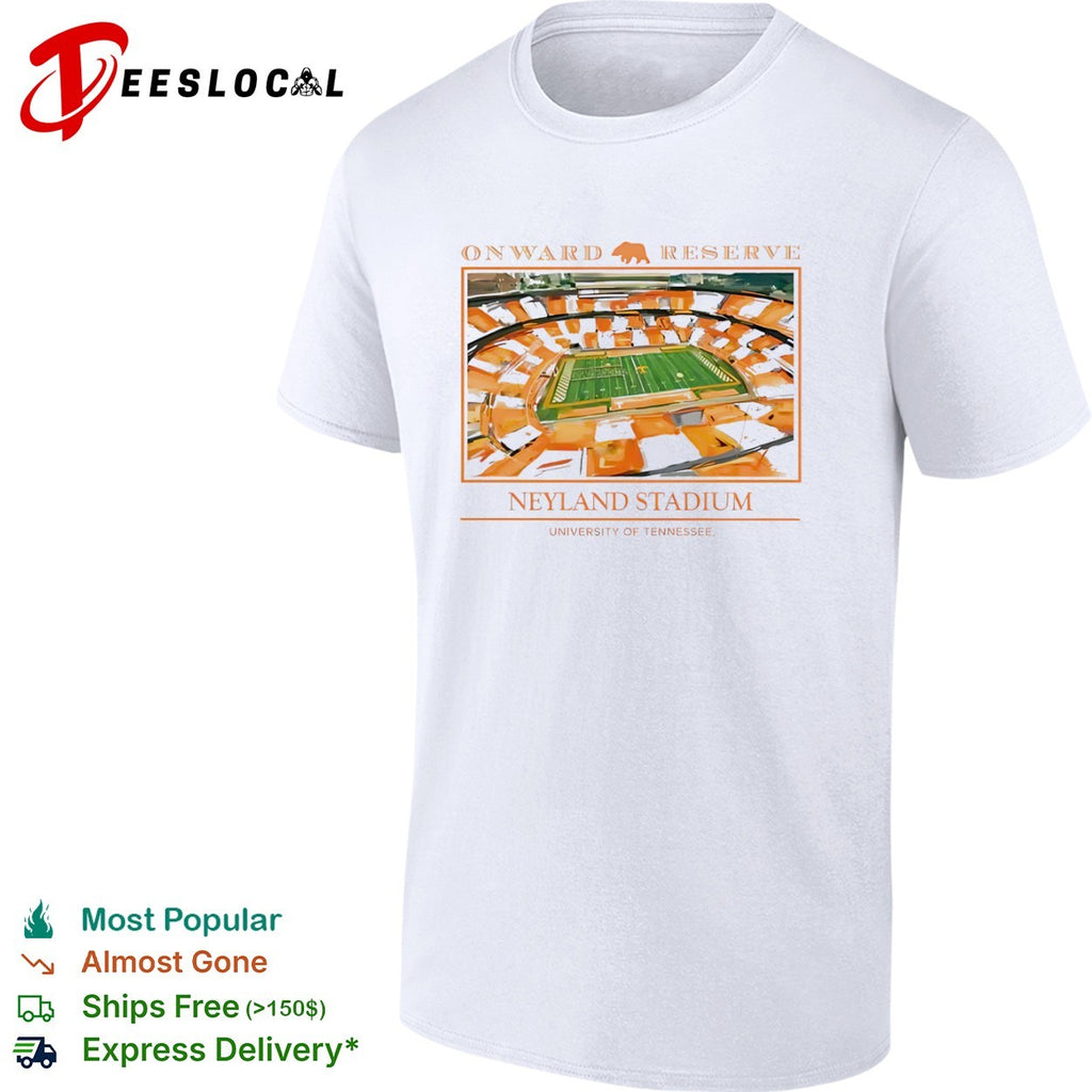 Onward Reserve Neyland Stadium University of Tennessee Volunteers football shirt