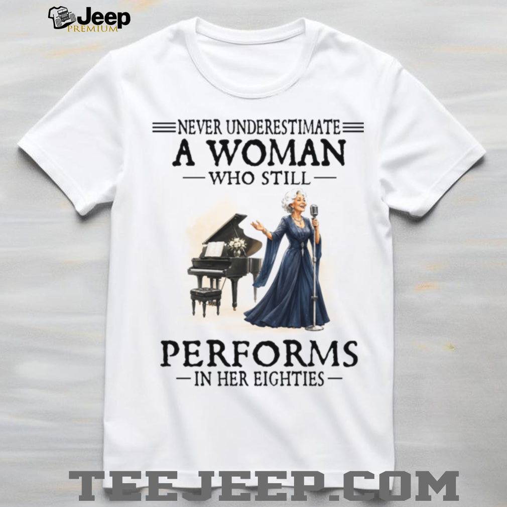 Opera Singer Woman Eighties Vocalist Performance Shirt