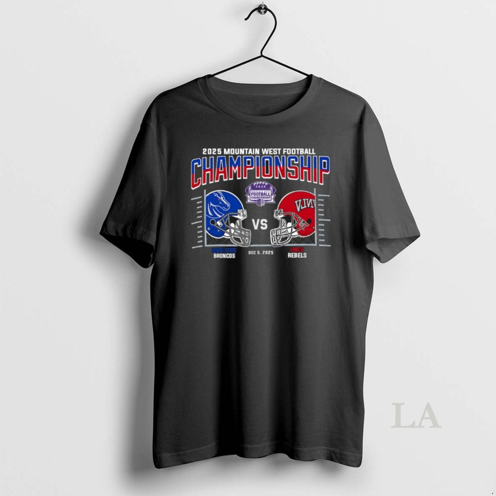 Original Boise State Broncos Vs Unlv Rebels 2025 Mountain West Conference Football Championship
