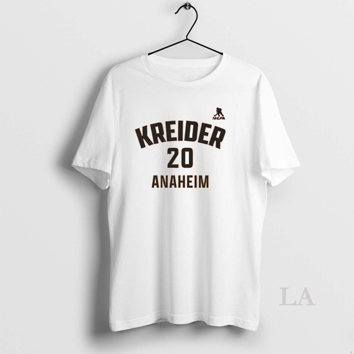 Original Chris Kreider Name And Number Anaheim Ducks