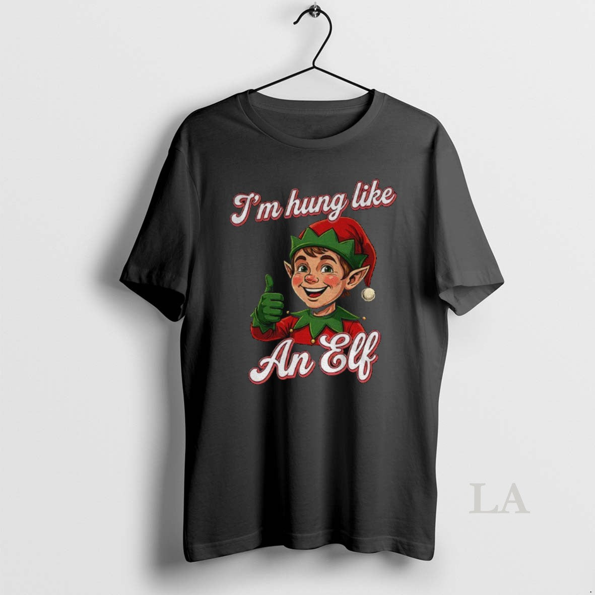 Original Im Hung Like An Elf Merry Christmas