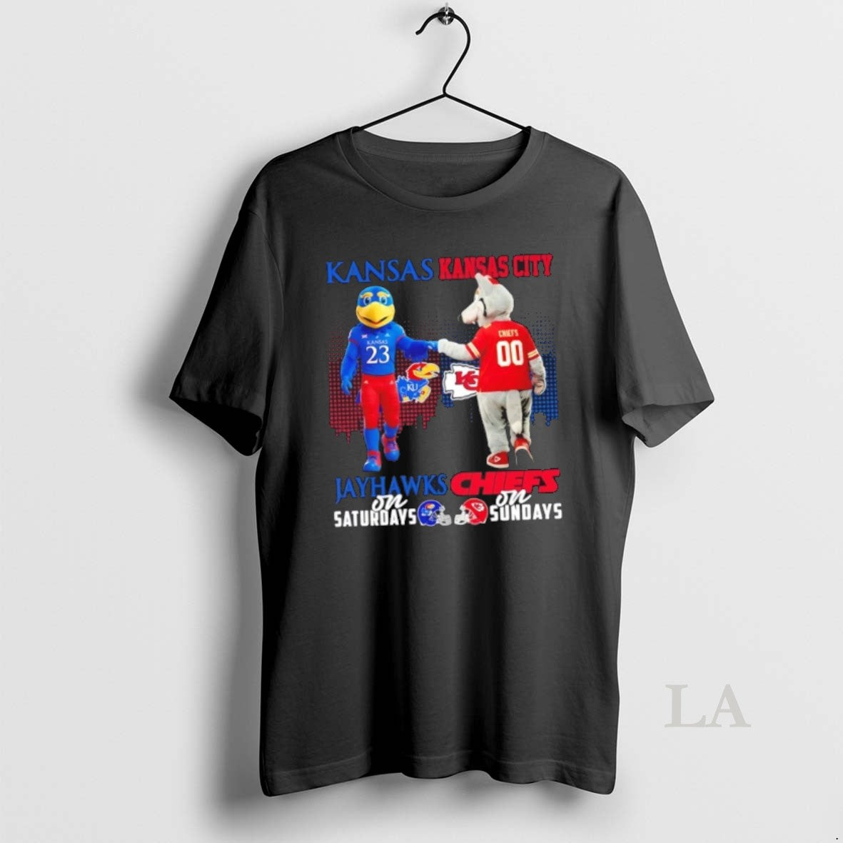 Original Mascots Kansas Jayhawks On Saturdays X Kansas City Chiefs On Sundays Skyline