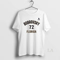 Original Sergei Bobrovsky Florida Panthers Ice Hockey Name And Number 72