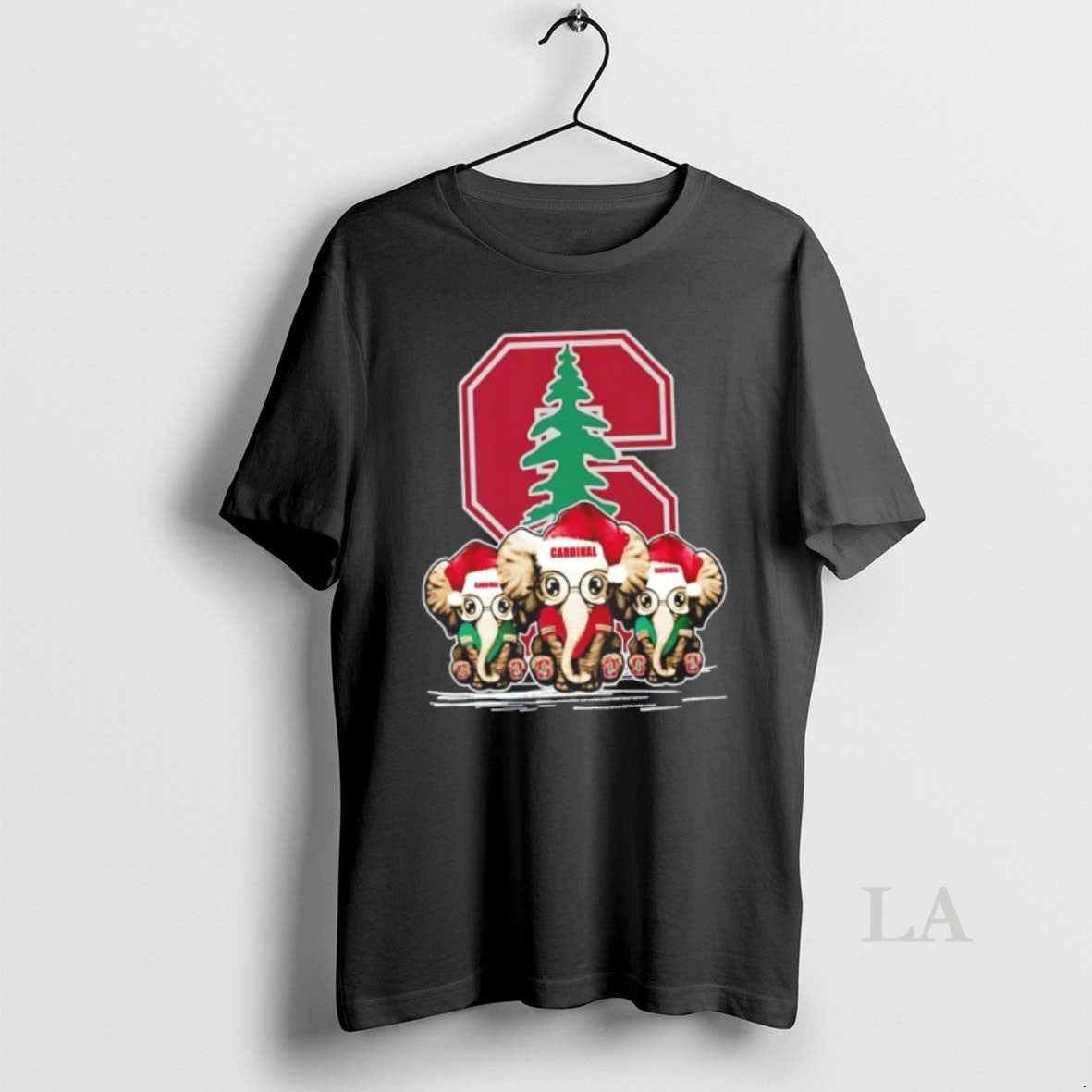 Original Stanford Cardinal X Elephants Santa Hat Merry Christmas