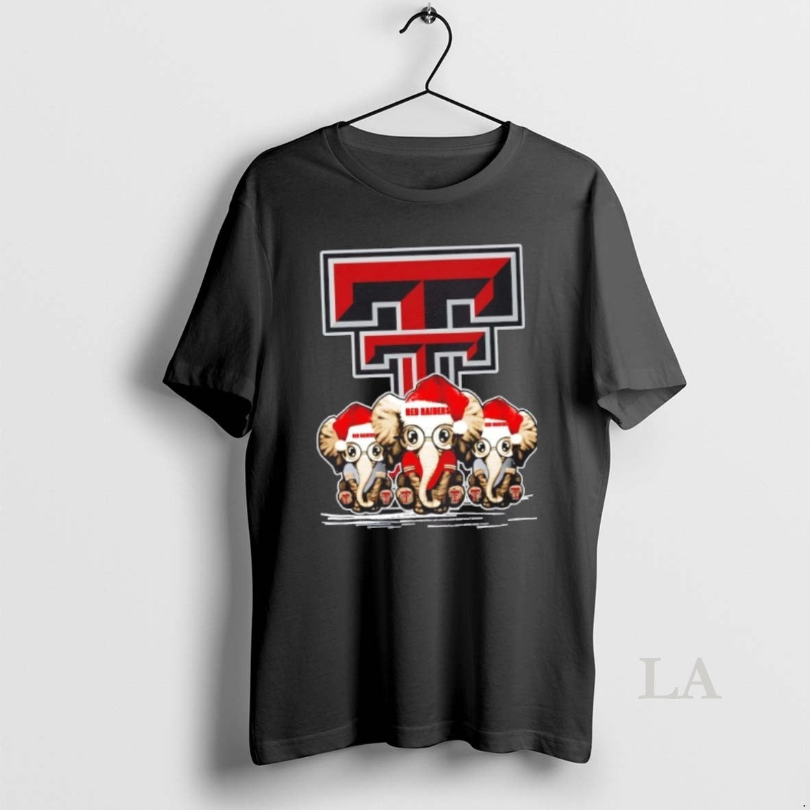 Original Texas Tech Red Raiders X Elephants Santa Hat Merry Christmas