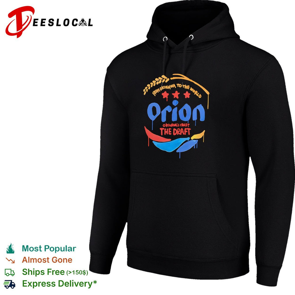 Orion from Okinawa to the world Okinawas craft the draft beer brand logo shirt
