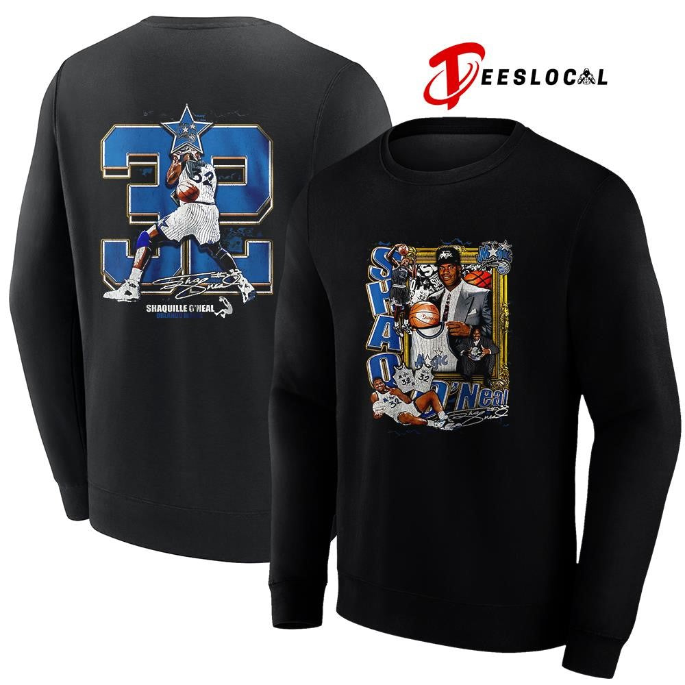 OrlandoMagicShaquilleO’Neal32signatureposeshirt