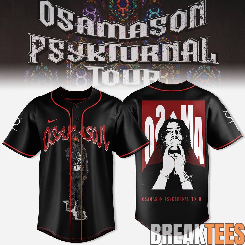 OsamaSon Psykturnal Tour 2026 Baseball Jersey