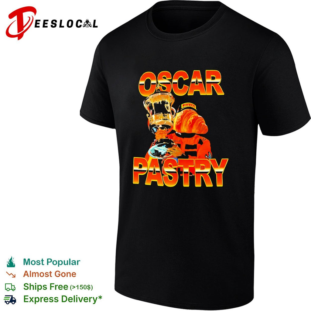 Oscar Piastri McLaren F1 Team Formula 1 Oscar Pastry Croissant shirt