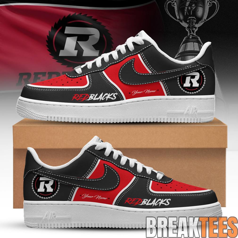 Ottawa Redblacks Custom Air Force 1 Shoes
