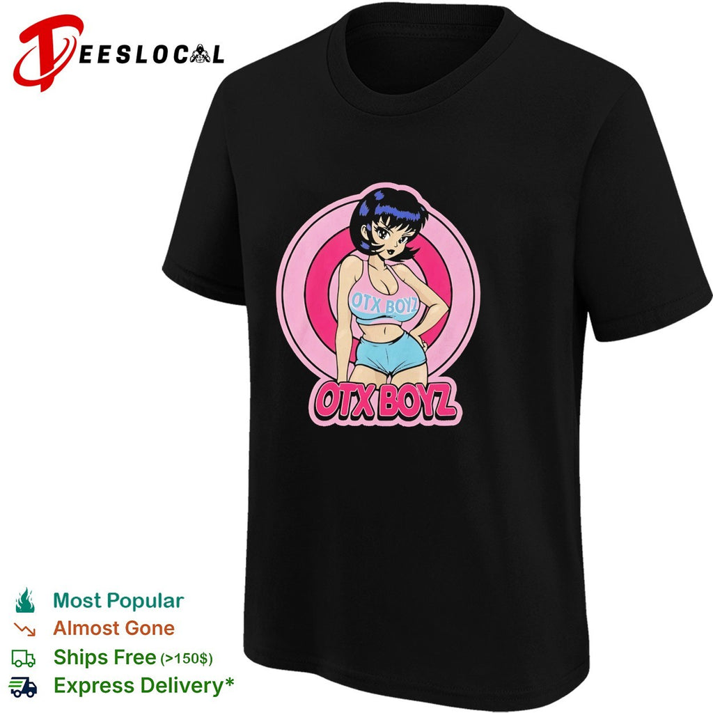 Otx Boyz anime character print aesthetic nineties throwback pop shirt