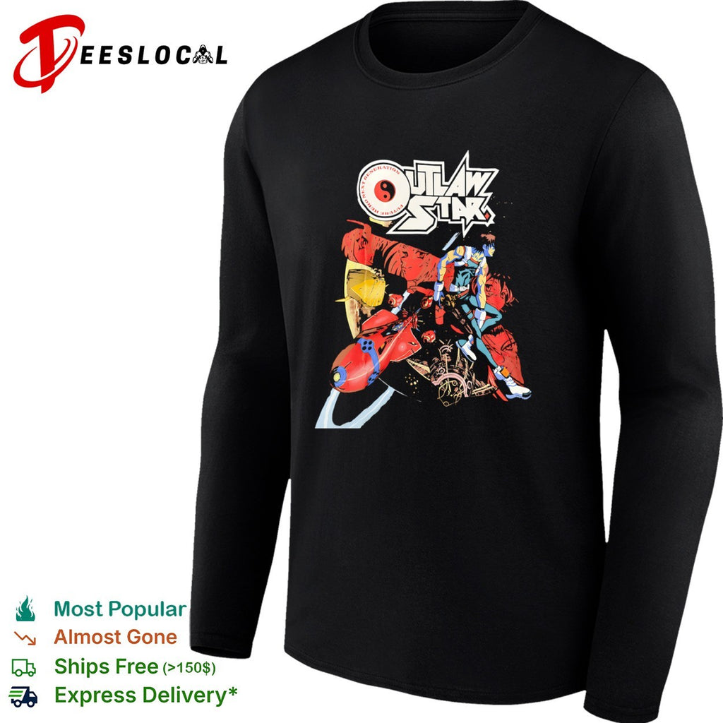 Outlaw Star Future Hero Next Generation Gene Starwind Anime Space Series shirt