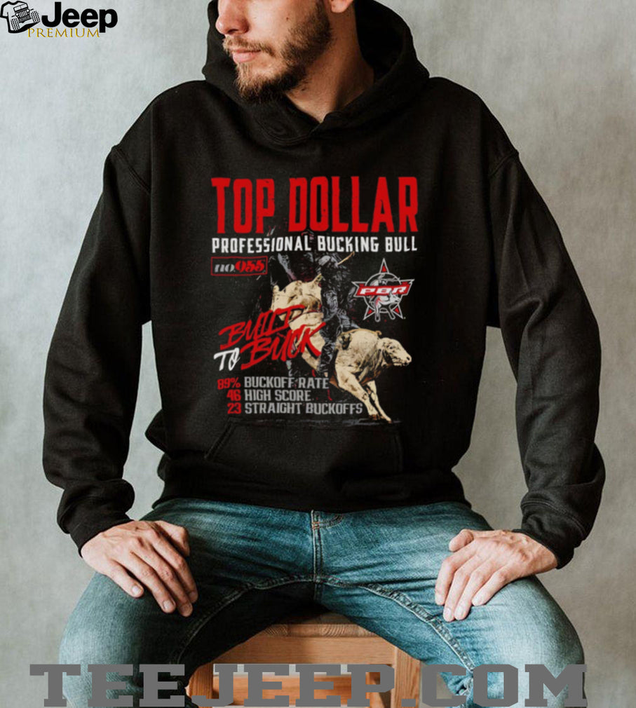 PBR Top Dollar #955 Professional Bucking Bull Built To Buck Graphic T Shirt