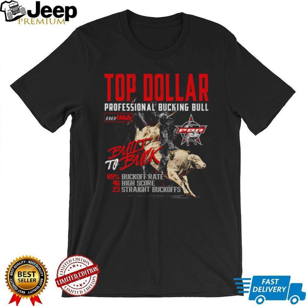 PBR Top Dollar #955 Professional Bucking Bull Built To Buck Graphic T Shirt