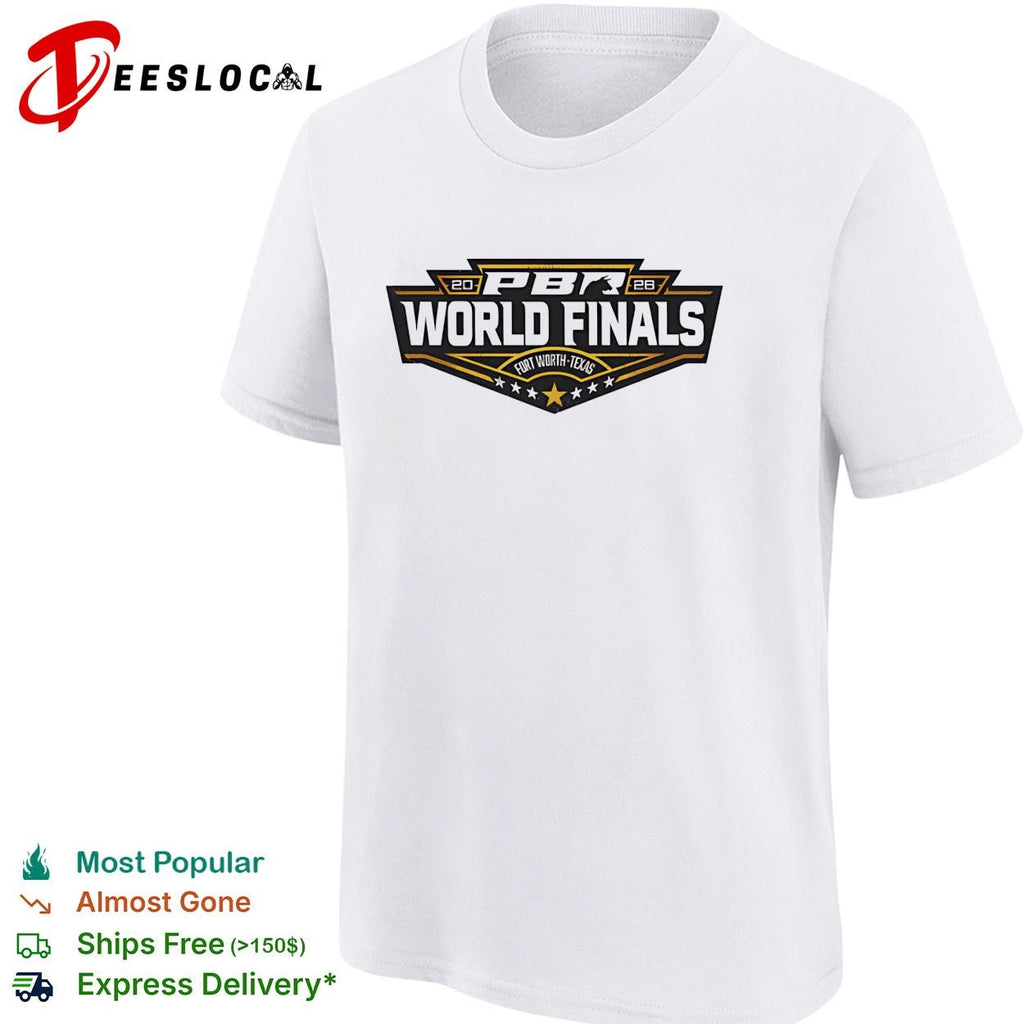 PBR World Finals Fort Worth Texas 2026 logo graphic shirt