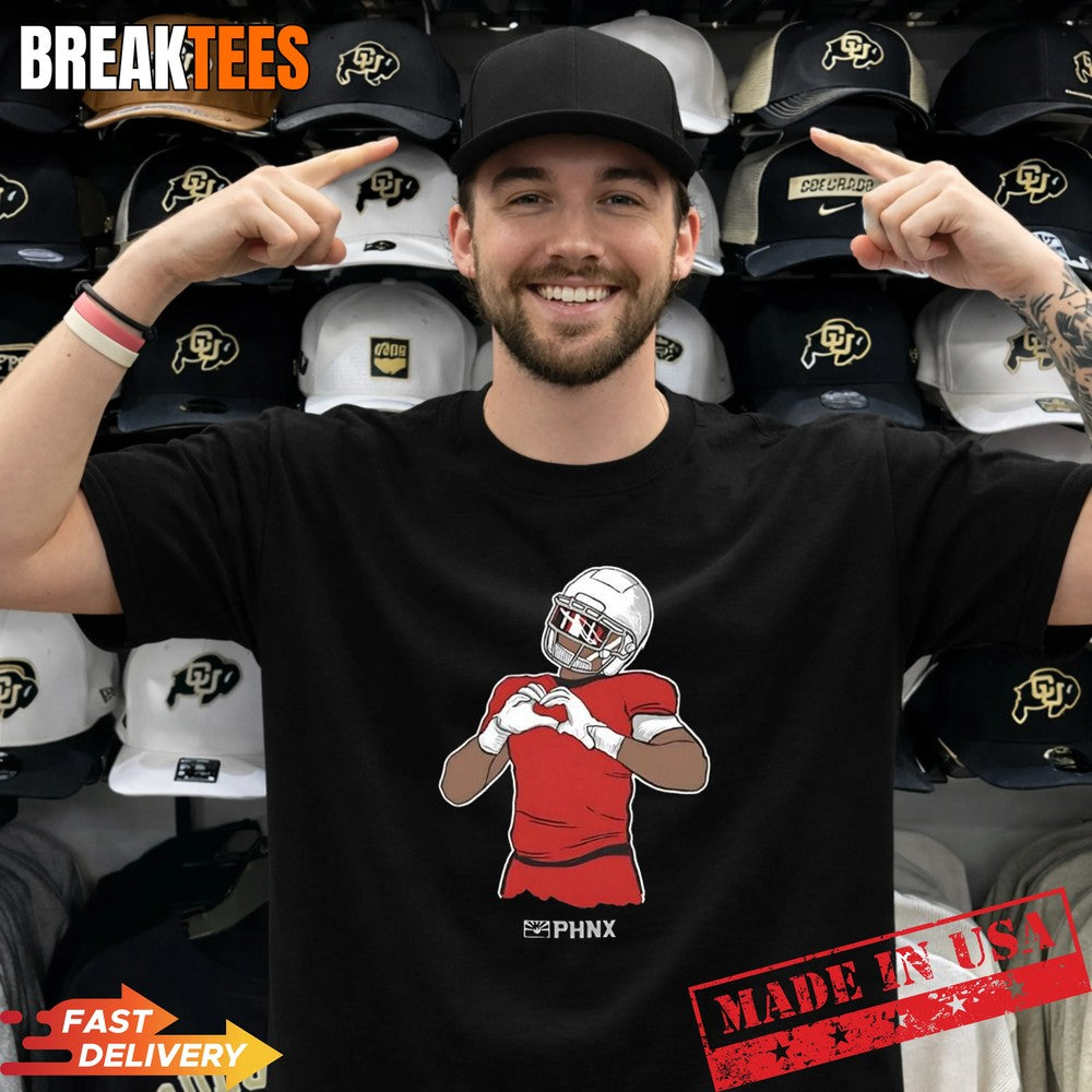 PHNX football heart hand sign T-Shirt