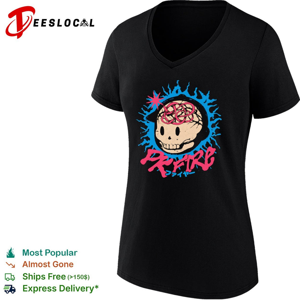 PK Fire skull shirt