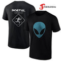 POSTAL worst game ever dude Alien head logo shirt