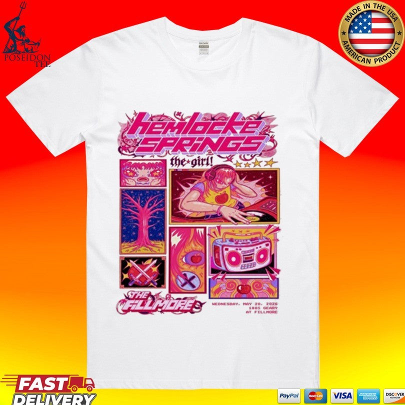 Hemlocke Springs May 20 2026 The Fillmore T-shirt