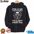 PTSD Is Not A Sign Of Weakness Patriotic Eagle Military Veteran T shirt