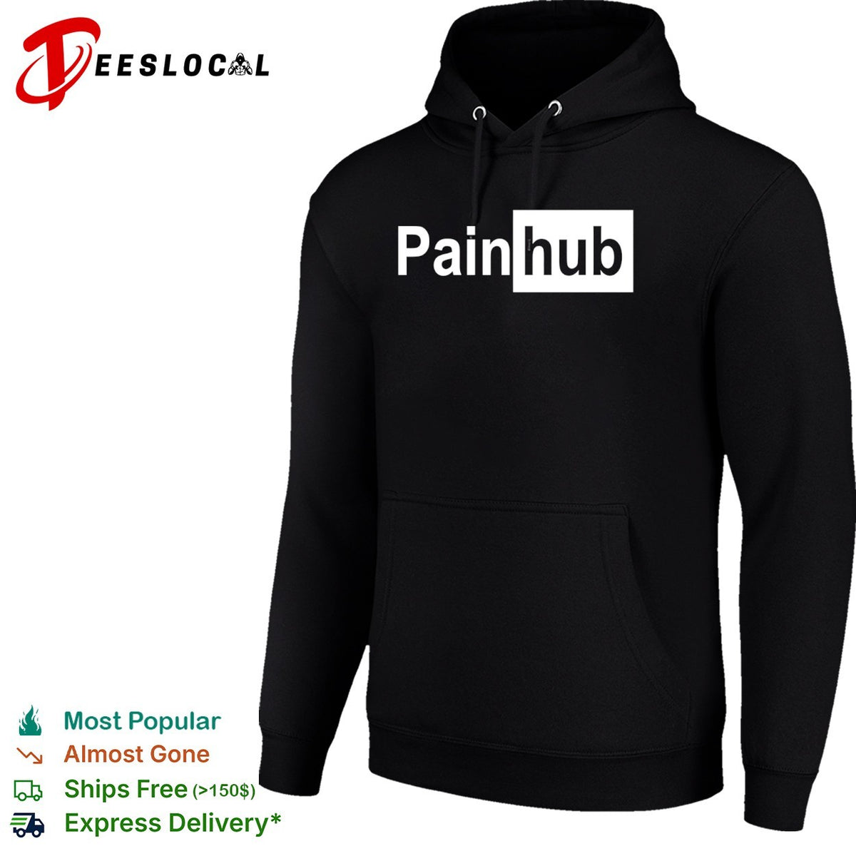 Painhub parody logo shirt