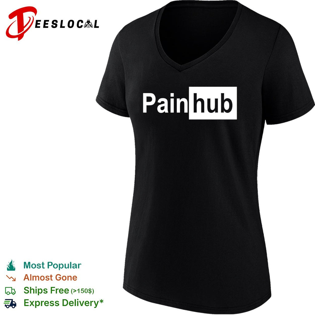 Painhub parody logo shirt