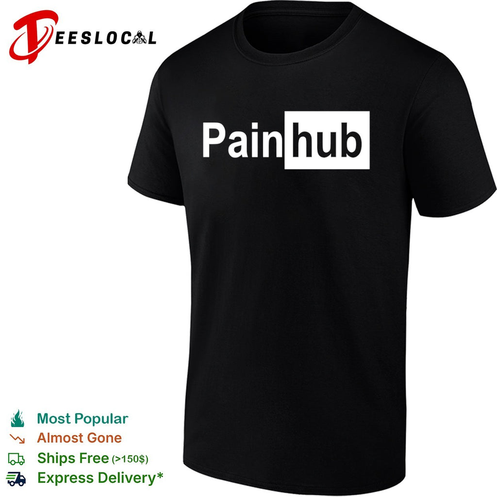 Painhub parody logo shirt