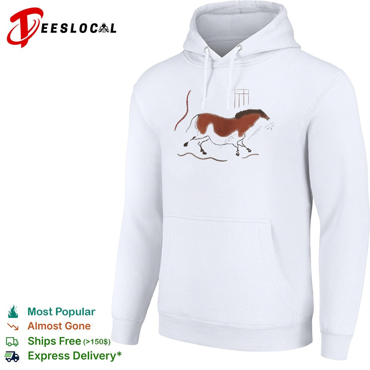 Paleolithic Cave Painting Horse shirt
