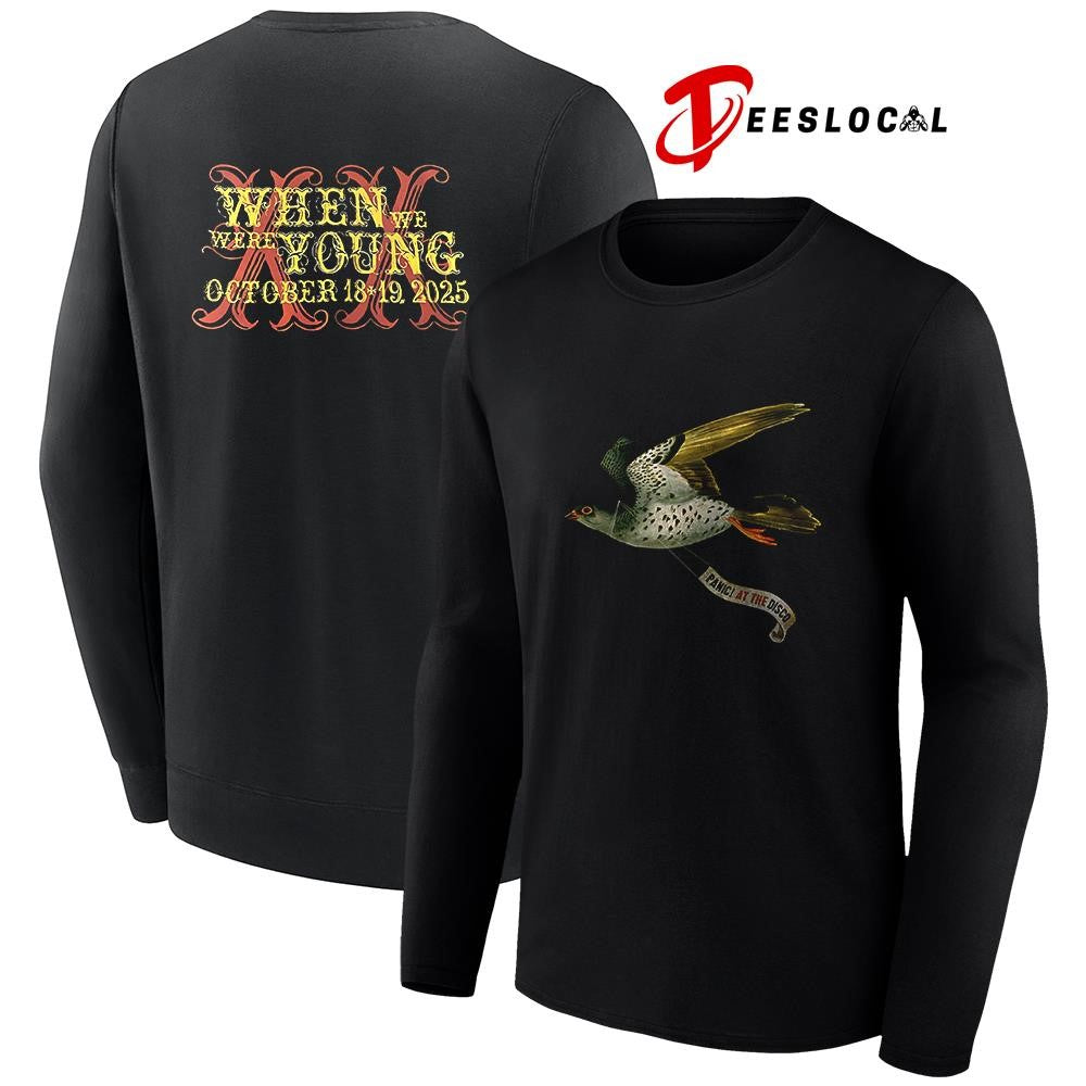 Panic At The Disco When We Were Young festival shirt