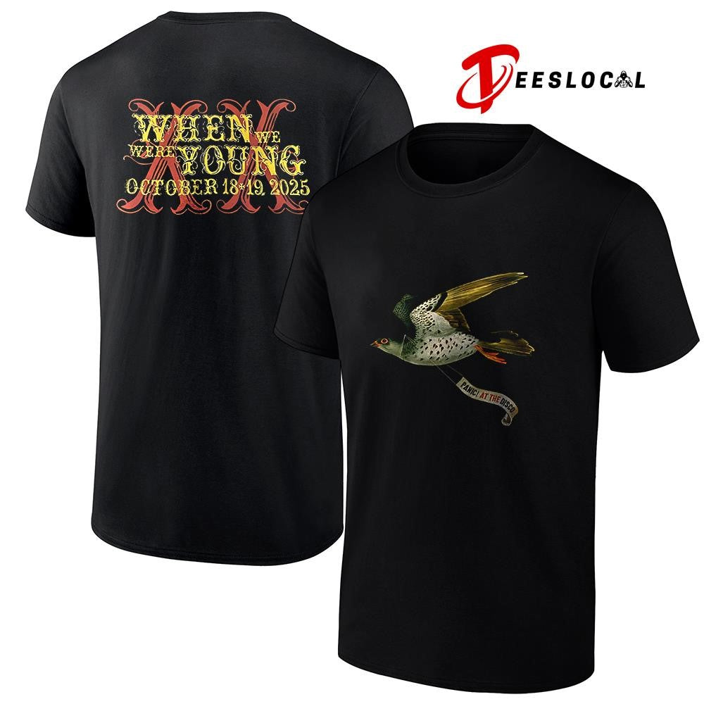 Panic At The Disco When We Were Young festival shirt