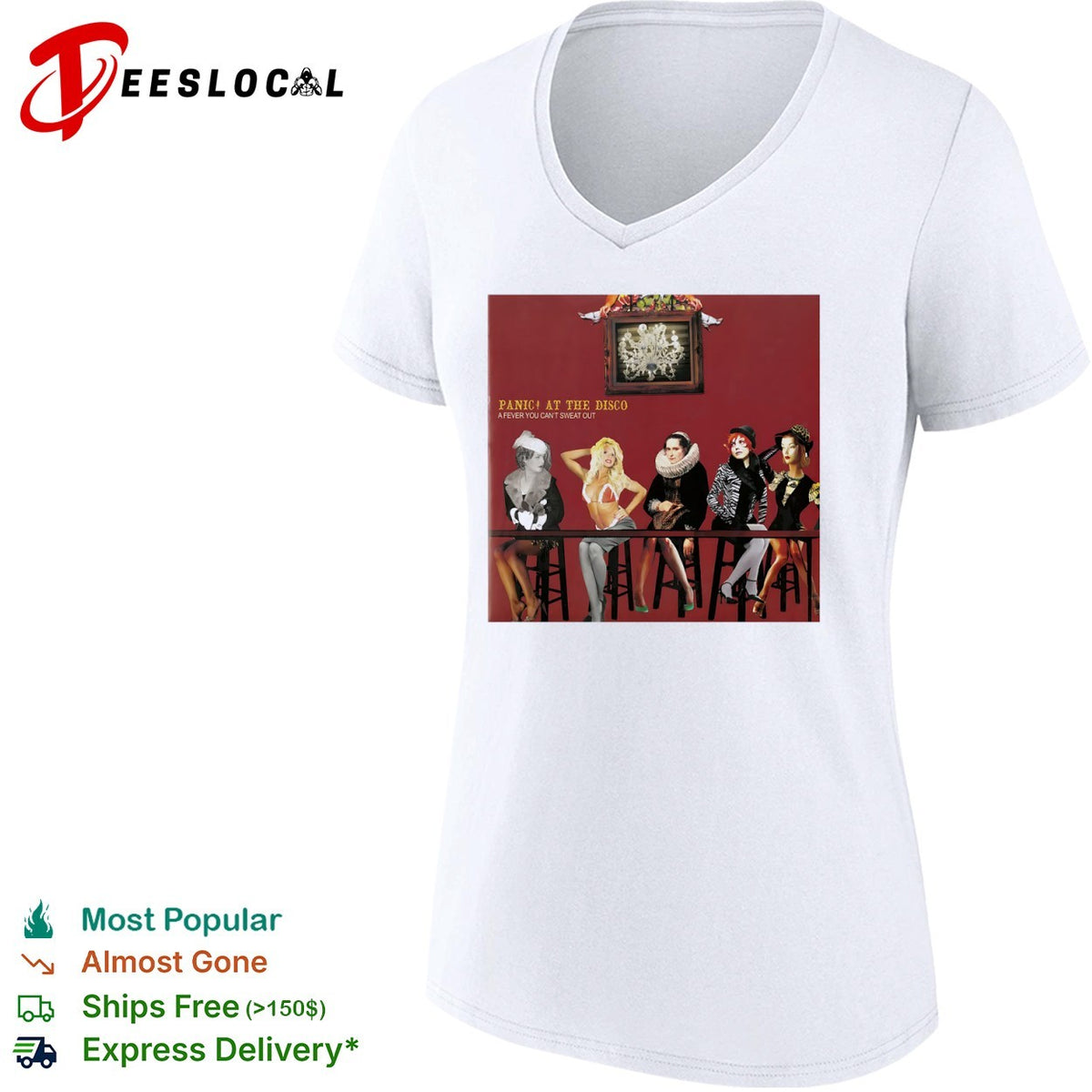 Panjc A Fever You Cant Sweat Out Album Cover Music Band Shirt