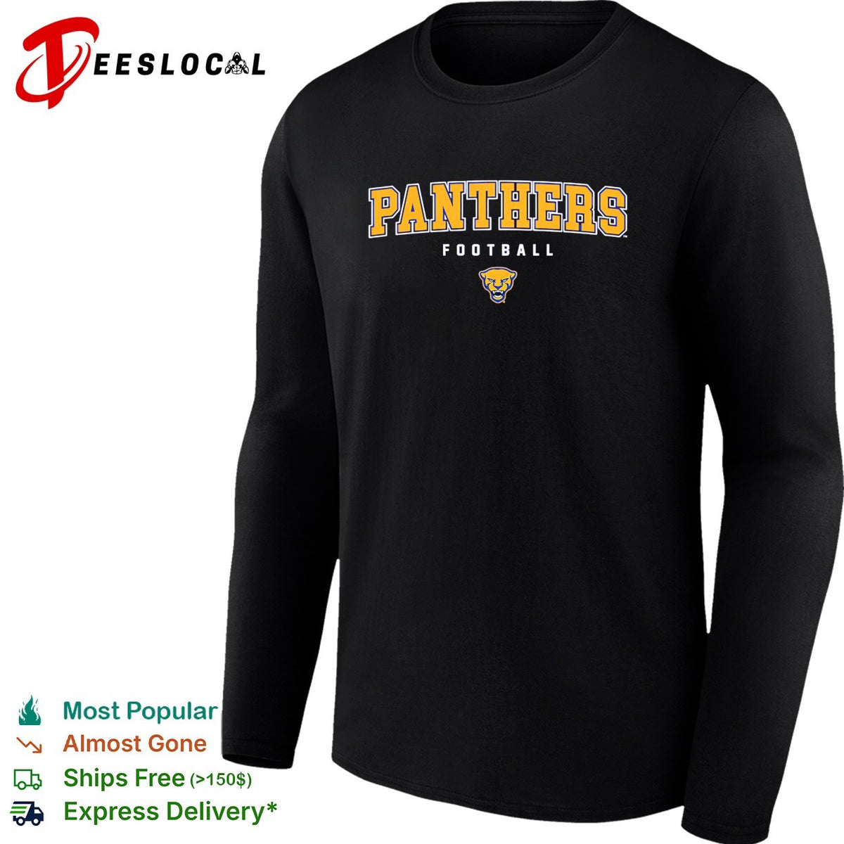 Panthers Football Logo Design Panthers Football Blue and Gold Mascot Logo shirt