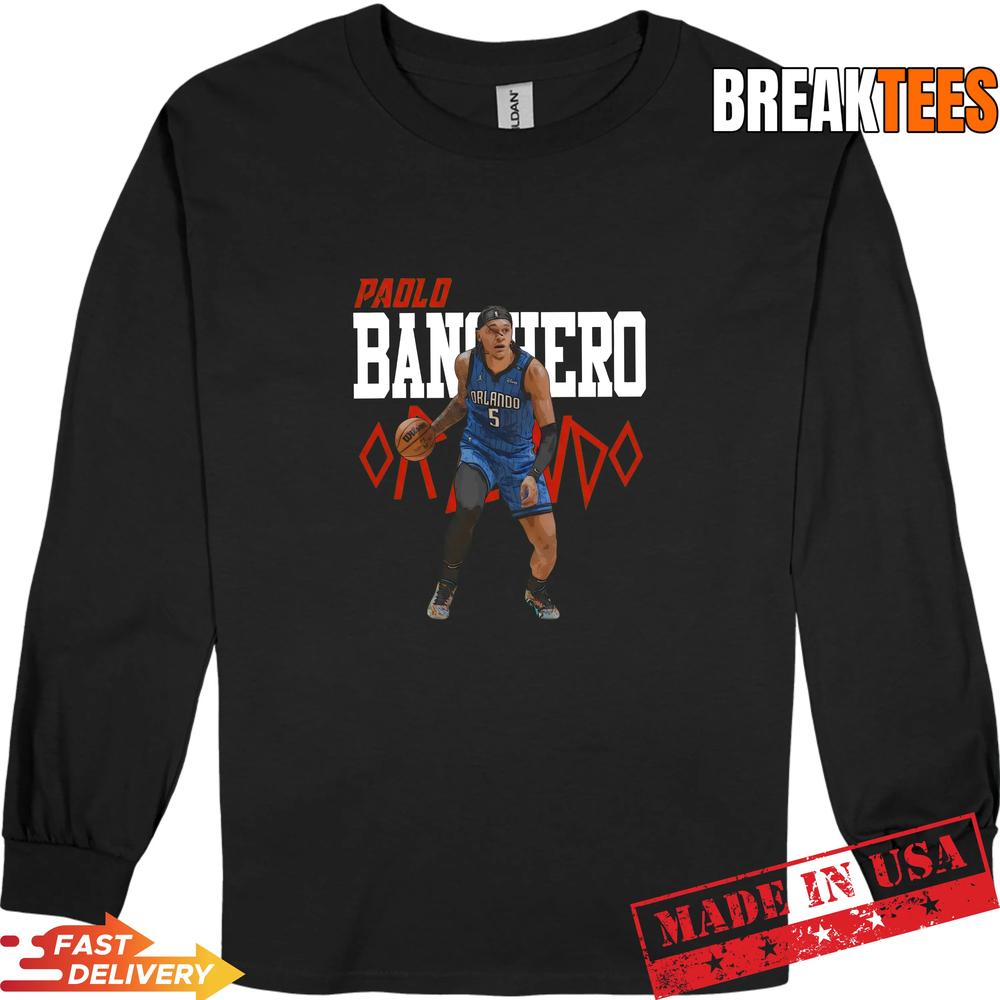 Paolo Banchero Basketball Superstar Orlando Fan Graphic T-Shirt