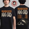 Papa Roach Europe Summer 2026 Tour Schedule Dates Two Sided T-Shirt