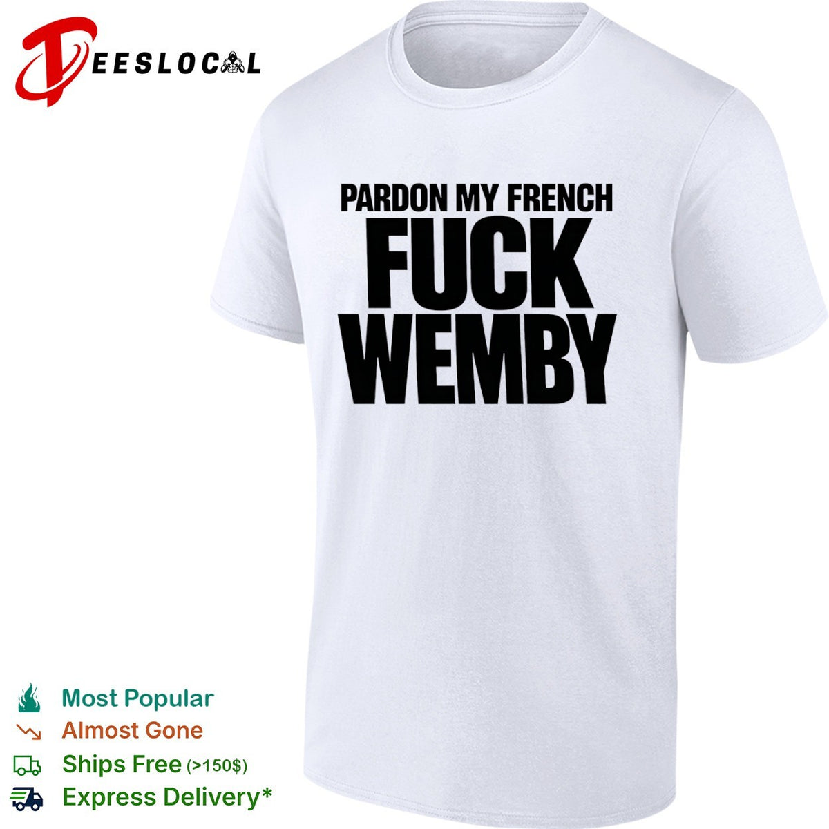 Pardon My French Fuck Victor Wembanyama San Antonio Spurs NBA shirt