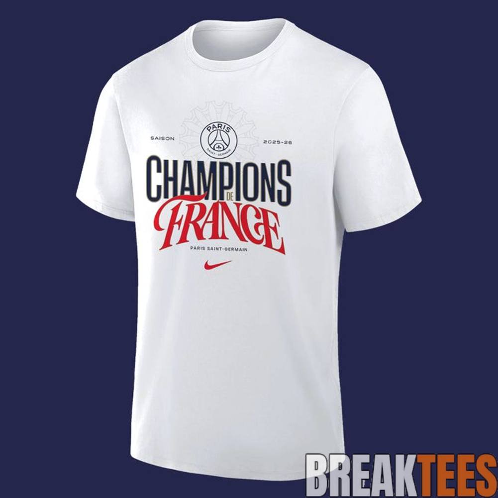 Paris Saint-Germain Champions de France 2026 T-Shirt
