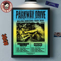 Parkway Drive Killing Horizons Tour 2026 Australia Schedule Dates Home Decor Poster Canvas