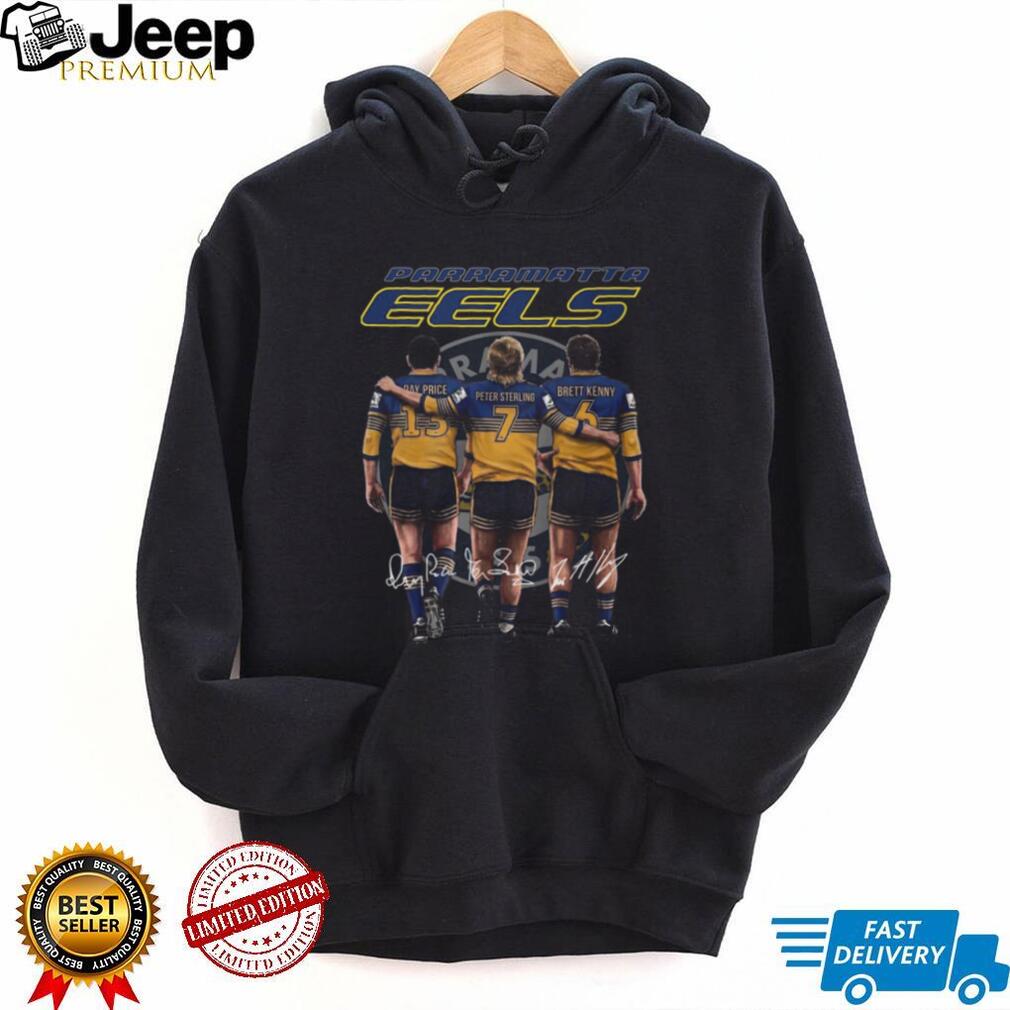 Parramatta Eels Legends Price Sterling Kenny Signatures Retro T Shirt