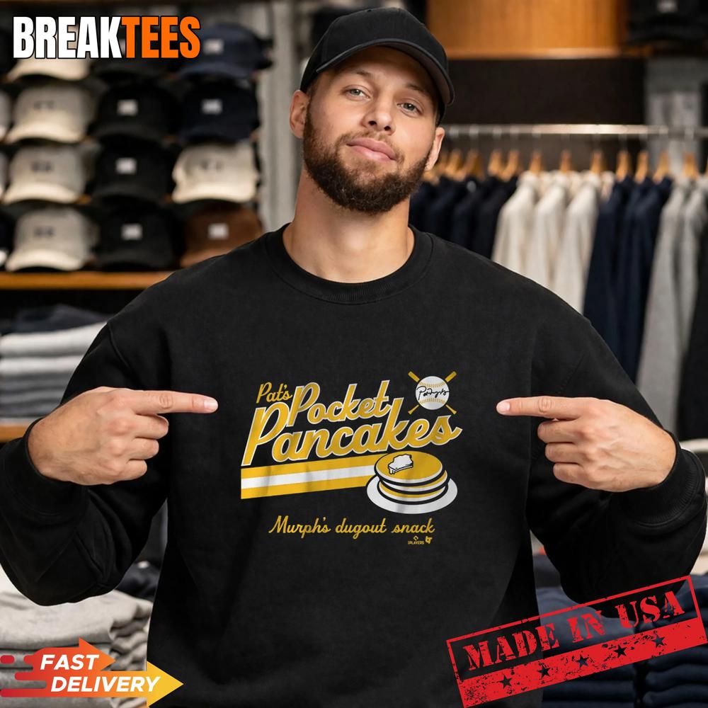 Pat Murphy Pocket Pancakes Baseball Fan Graphic Shirt