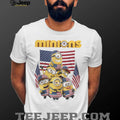 Patriotic Minions American Flag USA Pride Graphic T Shirt