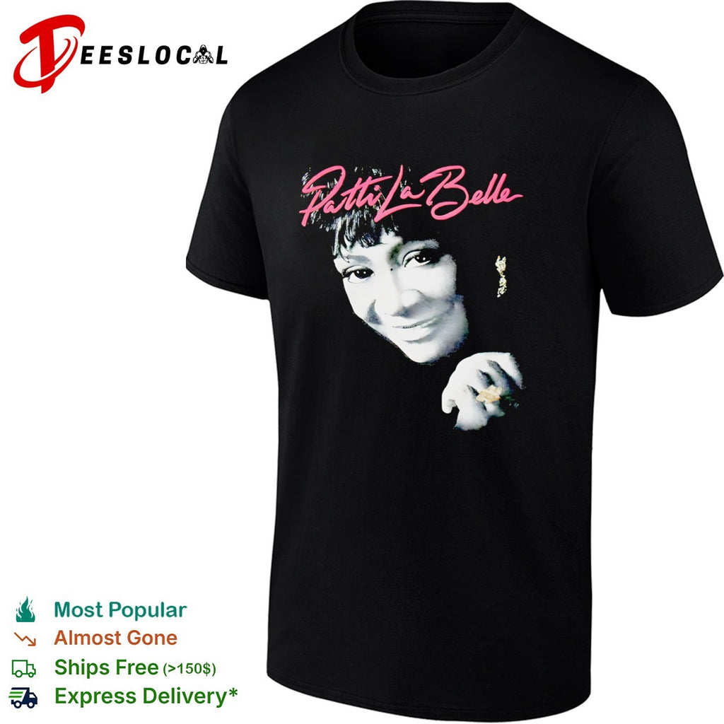 Patti LaBelle Black and White Portrait Shirt
