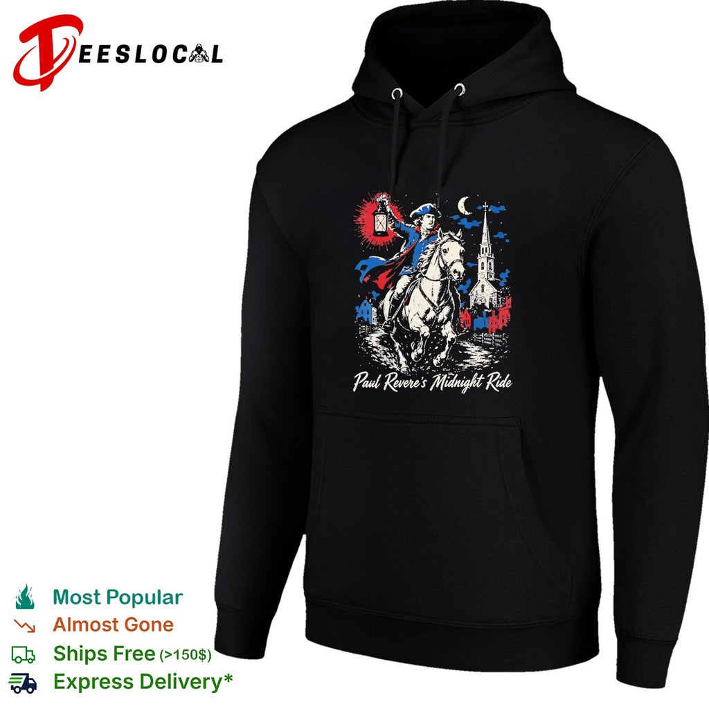 Paul Revere Midnight Ride American Revolutionary War Patriotic Historical Art shirt